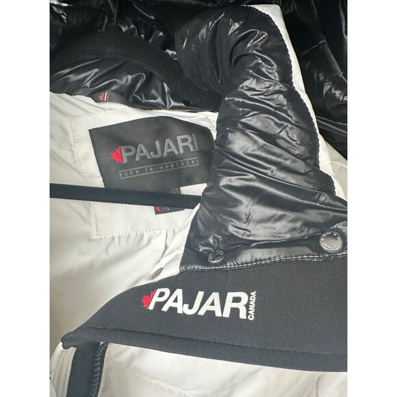 PAJAR CANADA SKYLARK LONG DOWN PARKA INSULATED COAT JACKET SIZE XXL Hood White - Picture 4 of 14